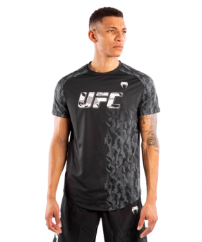 Venum T-Shirt Dry-Tech UFC Fight Week Schwarz